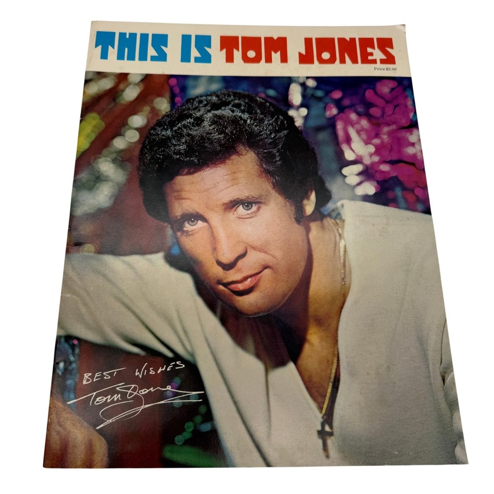 This Is Tom Jones Souvenir Program Magazine Tour Book Memorabilia VTG 1970